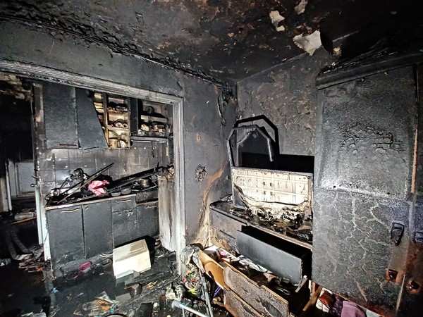 부천 중동 아파트 화재 사고 내부 사진